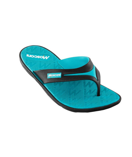 Tongs Mosconi Finger 2.0 Noir - Aigue-marine