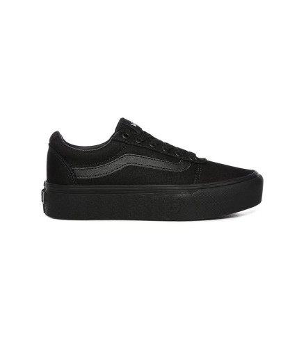 Chaussures Vans Plate-forme Wm Ward (toile) Noir Femme