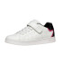 Chaussures Enfant Geox Eclyper Blanc/Noir