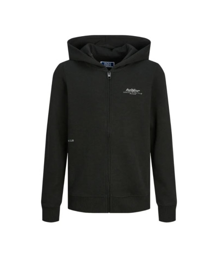 Veste Jack and Jones great B2S Logo Zip Black Enfant