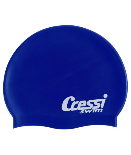 Bonnet de natation Cressi Silicone Bleu royal