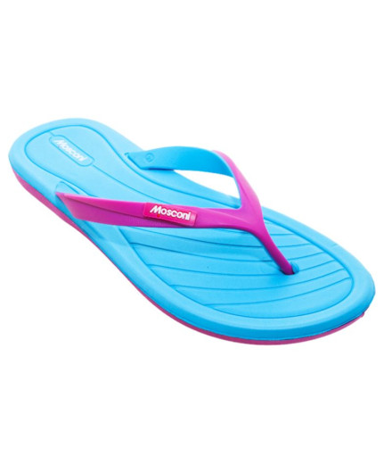 Tongs Mosconi Finger 2.0 Aquamarine - Fuxia Femme