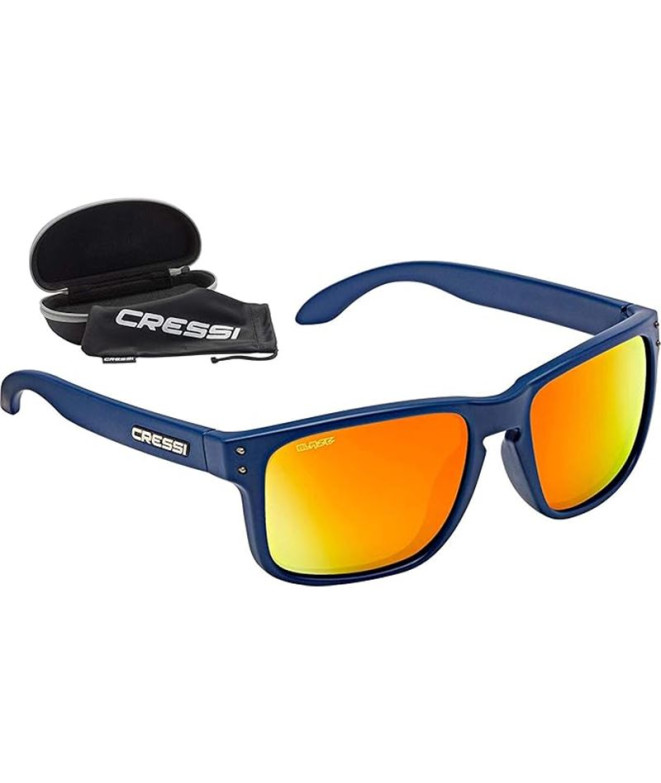 Lunettes Cressi Blaze Navy-Miroir Orange Miroir