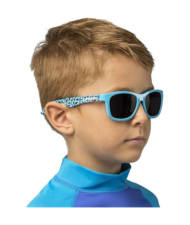 Lunettes Cressi Kiddo orques bleu-verre fumé