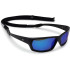 Lunettes Cressi Bill Floating Noir-Lentille Miroir Bleu