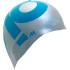 Bonnet Natation Mosconi de Reverse Vol.Logo Turquoise - Argent