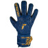 Gants de PorteroFootball de Reush Attrakt Freegel Silver Silver Blue-Gold-Black