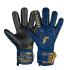 Gants de PorteroFootball de Reush Attrakt Freegel Silver Silver Blue-Gold-Black