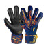 Gants de PorteroFootball de Reush Attrakt Gold X Evolution Bleu-Or-Noir