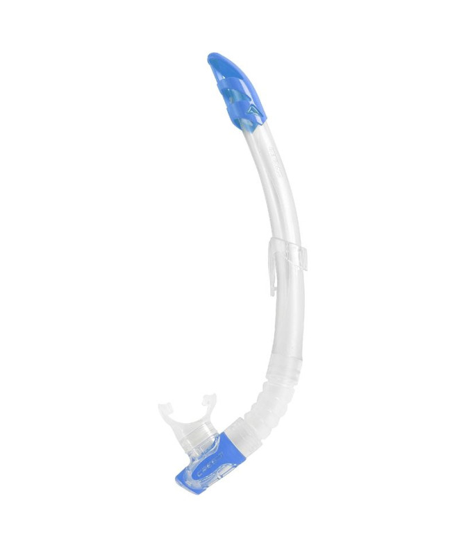 Tuyau Cressi Gamma transparent-bleu