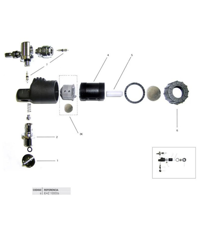 Rosca Corps Piston Avertisseur Système Direct...