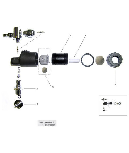 Vanne d'avertissement Direct System Pro Cressi