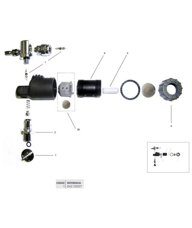 Vanne d'avertissement Direct System Pro Cressi