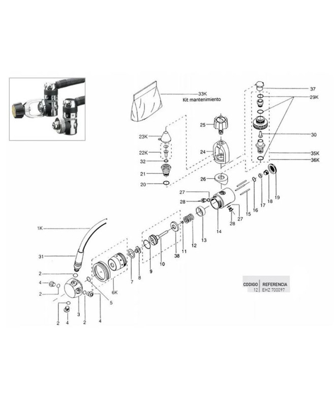 Môle 1ère Étape Ac9-Ac10 Cressi