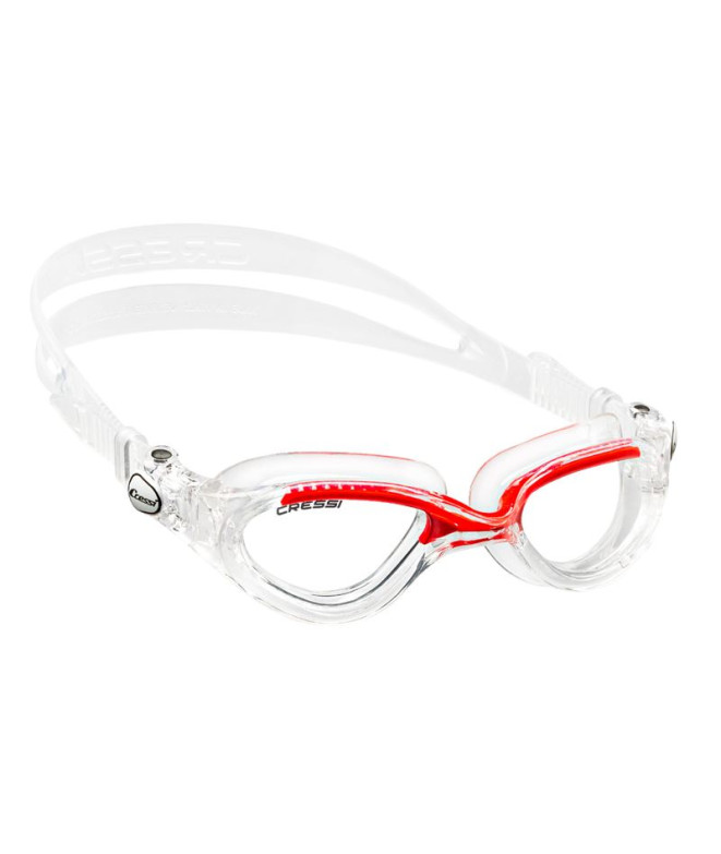 Lunettes Flash Cressi Rouge Transparent