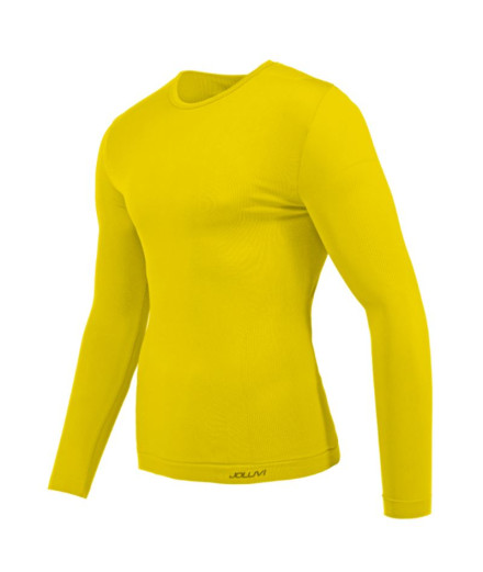 Joluvi Tee-shirt Performance Thermique Jaune