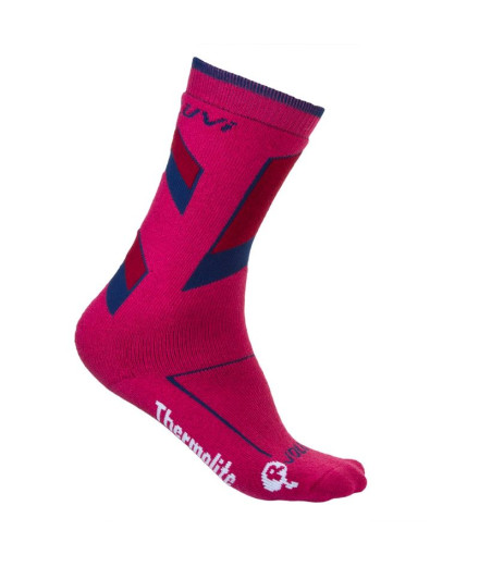 Chaussettes Thermolite Hi-Tech 2P Fuchsia/Navy