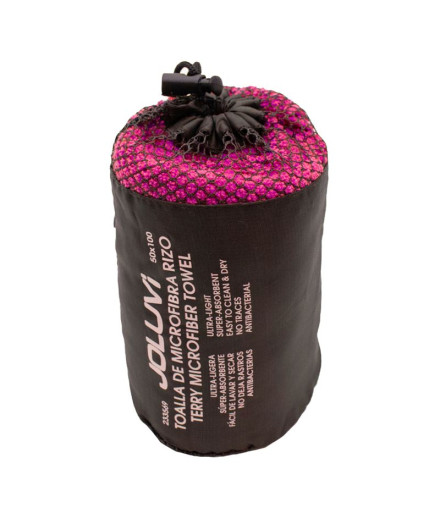 Serviette Joluvi Eponge Microfibre Fuchsia Fuchsia
