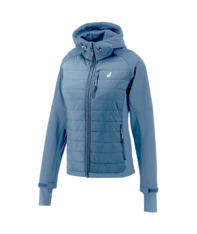 Joluvi Anorack Hybrid Shell Bleu acier / Bleu...