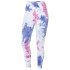 Collants Fitness Joluvi Femme de Tie Dye Bleu lac/ Orchidée foncé
