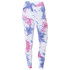 Collants Fitness Joluvi Femme de Tie Dye Bleu lac/ Orchidée foncé