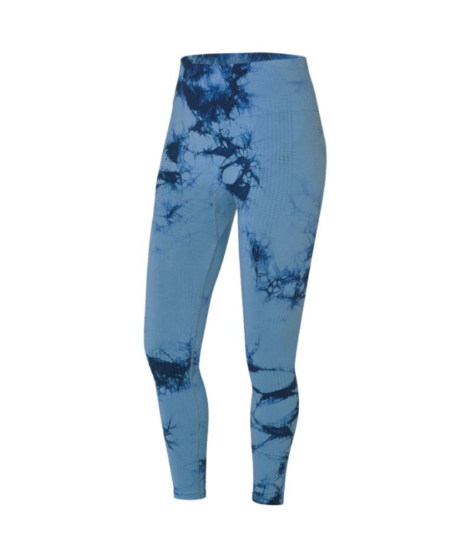 Collants Fitness Joluvi Femme de Tie Dye bleu...