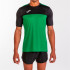 T-shirt Joma Homme Manches courtes Winner Green - Black