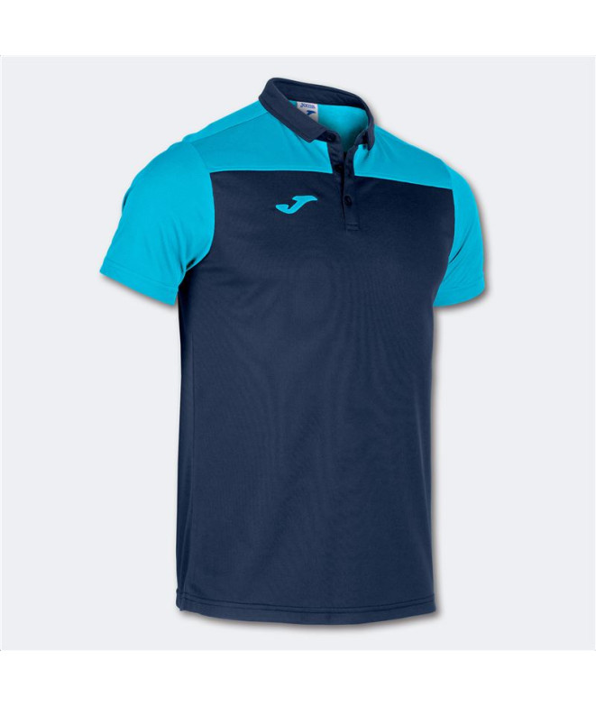 Polo Manches courtes Hobby Ii Navy Turquoise...