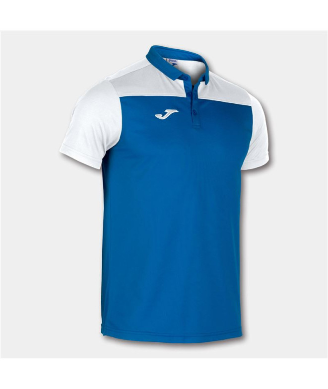 Polo Homme Manches courtes Hobby II Royal-Blanc