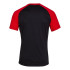 T-shirt Homme Manches courtes Teamwork Noir Noir Rouge