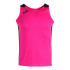 T-shirt Running Homme De Record II Rose fluo Noir