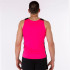 T-shirt Running Homme De Record II Rose fluo Noir