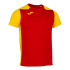 T-shirt Running Homme From Short Sleeve Record II Red Yellow