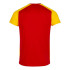 T-shirt Running Homme From Short Sleeve Record II Red Yellow