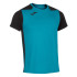 T-shirt Running Homme From Short Sleeve Record II Turquoise Black