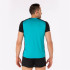 T-shirt Running Homme From Short Sleeve Record II Turquoise Black