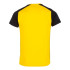 T-shirt Running Homme From Short Sleeve Record II Yellow Black
