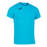 T-shirt Running Homme From Short Sleeve Record II Fluor Turquoise