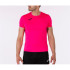 T-shirt Running Homme From Short Sleeve Record II Fluor Pink