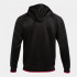 Veste Joma Homme Supernova III à capuche Noir Rouge