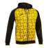 Veste Joma Homme Supernova III à capuche Noir Jaune