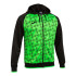 Veste Joma Homme Supernova III à capuche Vert fluo Noir