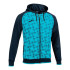 Veste Joma Homme Supernova III à capuche Turquoise Fluor Marine