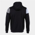 Veste Football Joma HommeEnfant from Hooded Crew V / Noir Gris Blanc