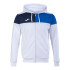 Veste Football Joma HommeEnfant de Hooded Crew V / Blanc Royal Navy