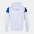 Veste Football Joma HommeEnfant de Hooded Crew V / Blanc Royal Navy