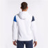 Veste Football Joma HommeEnfant de Hooded Crew V / Blanc Royal Navy