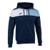 Veste Football Joma HommeEnfant de Hooded Crew V / Navy Celestial White