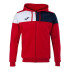 Veste Football Joma HommeEnfant de Hooded Crew V / Navy Red White /