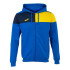 Veste Football Joma HommeEnfant de Hooded Crew V / Royal Navy Yellow